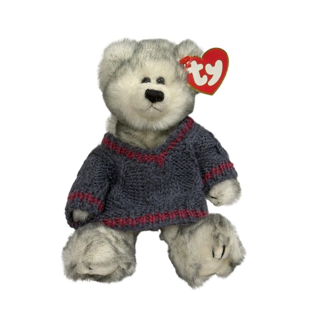 VTG Ty Beanie Baby/Attic Treasure Plush "Fairbanks Teddy Bear"  1993